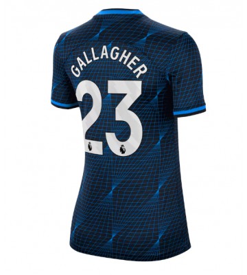 Chelsea Conor Gallagher #23 Udebanetrøje Dame 2023-24 Kort ærmer